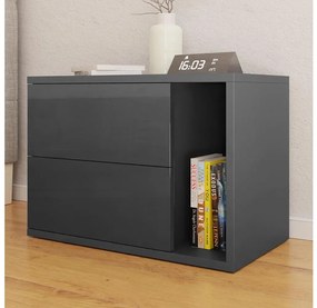 Comodino BECE 40x57 cm antracite