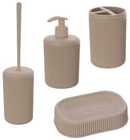 Set 4 Accessori D'Appoggio Feridras "Colorado" Tortora