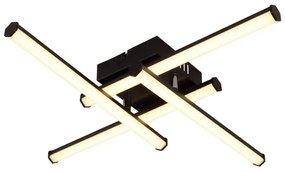 Globo 67342-24 - Plafoniera LED KIRINA LED/24W/230V 3000K nero