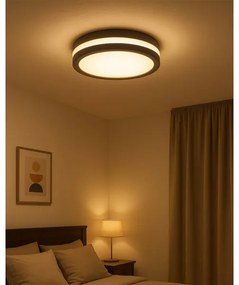 Plafoniera LED con sensore di movimento LED/20W/230V 3000/4000/6500K IP54 antracite
