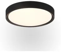 Plafoniera Rotonda Clarimo Led Dimmerabile Nero IP44 33 cm Trio Lighting