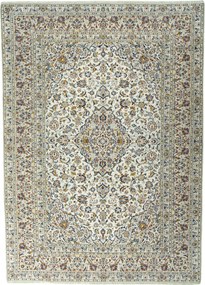Kashan Tappeto persiano 350 x 250 Beige (Iran) Annodato A Mano