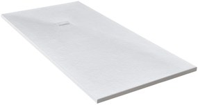 Piatto doccia MOLDCOM COMPOSITES in resina Cosmos Stone bianco L 70 x L 160 x H 4 cm opaco