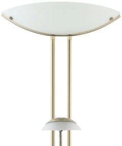 EGLO 85974 - Lampada da terra con dimmer BAYA 1xR7s/230W + 1xG9/33W bronzo