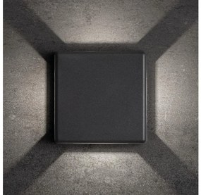 Kanlux 39181 - Lampada da parete LED per esterni REFAZI LED/6W/230V IP54 antracite