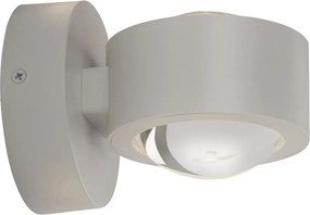 Schöner Wohnen 19331-39 - Lampada da parete LED CHIA 2xLED/2W/230V grigio