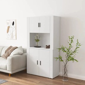 Credenza Bianca İn Legno Multistrato /
