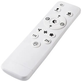 Plafoniera LED con ventilatore FARGO LED/37W/230V nero + +TC