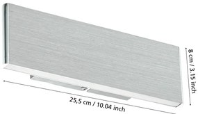 Eglo 39268 - Applique a LED CLIMENE 2xLED/5,4W/230V