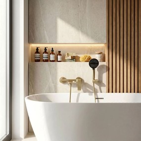 Rubinetto da vasca PREMIUM REA Prime Gold Brush