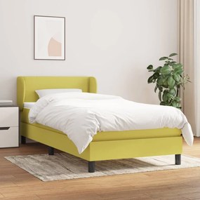 Giroletto A Molle Con Materasso Verde 100x200 Cm İn Tessuto /