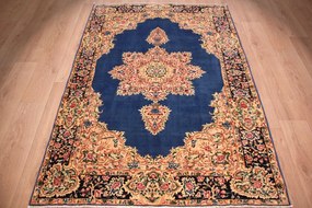 Kerman Tappeto 210 x 140 (Iran) Annodato A Mano