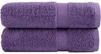 Asciugamani Premium 2 pz Viola 50x100 cm 600 g/m 100% Cotone 137353