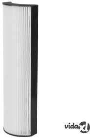 Qlima Doppio filtro HEPA per Purificatore Aria A68 Bianco e Nero 47cm