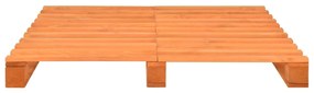 Giroletto in pallet marrone legno massello di pino 200x200 cm