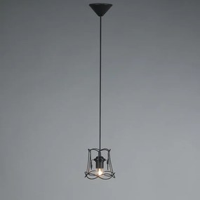 Lampada a sospensione retrò nera 15 cm - Granny Frame