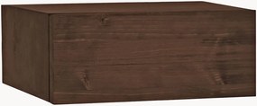 Set di 2 comodini da parete in legno di abete Ingrid