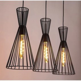 Rabalux 72006 - Lampadario a cavo LEANDROS 3xE27/60W/230V