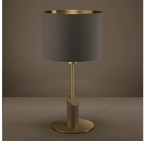 Eglo 390337 - Lampada da tavolo SANTANDRIA 1xE27/40W/230V marrone/oro