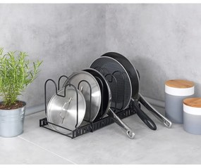 Supporto nero per utensili da cucina Basic - Wenko