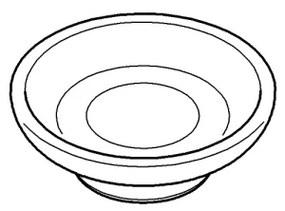 GROHE 41182000 - Portasapone START 110 mm trasparente