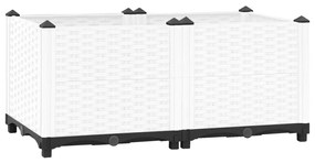 Fioriera Rialzata 80x40x38 Cm İn Polipropilene /