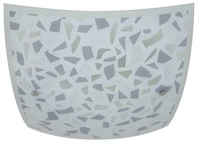 Plafoniera neoclassico Pompei bianco IP20, 3XE27