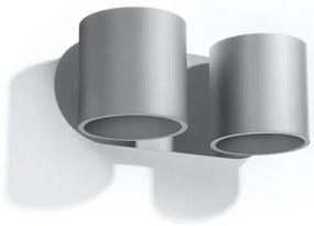 Luce Spot da parete ORBIS 2xG9/40W/230V grigio