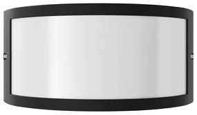 Applique Moon Design E27 Curva per Esterni IP65 - Nera