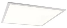 Plafoniera bianca con LED e dimmer con telecomando - Liv