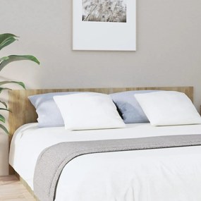Testiera Letto Rovere Sonoma 200x1,5x80 Cm İn Legno Multistrato /