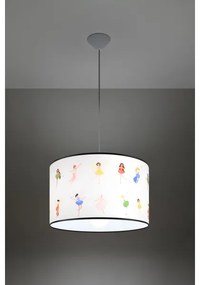 Sollux SL.1417 - Lampadario a sospensione per bambini FAIRY 1xE27/15W/230V diametro 40 cm