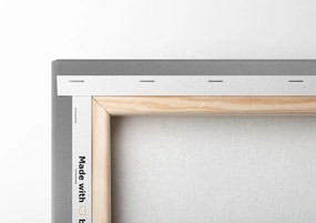 Quadro su tela – Cavaliere a cavallo in bianco e nero