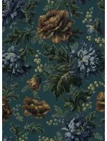 House of Hackney Carta da parati Opia - Petrol