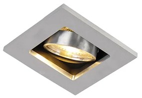 Faretto da incasso smart in alluminio con WiFi GU10 inclinabile - Qure