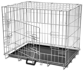 Gabbia Di Trasporto Pieghevole Per Cani M /