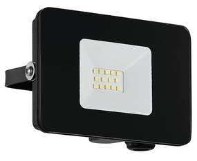 Faretto Esterno Moderna Faedo 3 Alluminio Nero Vetro Bianco Led