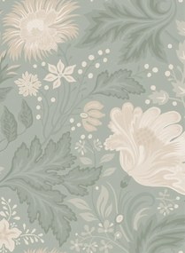 Sandberg Carta da parati Ava - Sage Green