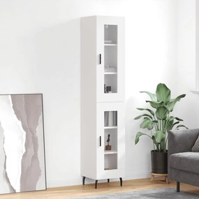 Credenza Bianca 34,5x34x180 Cm İn Legno Multistrato /
