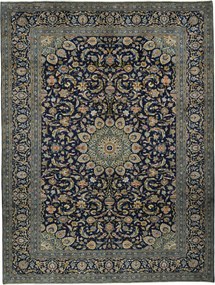 Kashan Tappeto persiano 300 x 400 Blu (Iran) Annodato A Mano