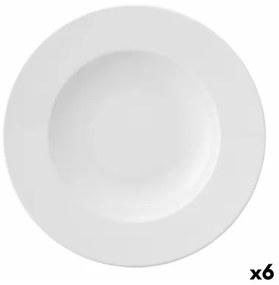 Piatto per Pasta Ariane Prime Ceramica Bianco (Ø 30 cm) (6 Unità)