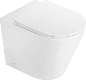 Mexen Rico WC a pavimento Rimless con sedile a chiusura rallentata slim, duroplast, bianco lucido - 32724000