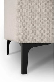 Divano angolare beige (con penisola a destra/a U) con rivestimento in ciniglia Fabian – Scandic
