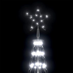 Albero di Natale a Cono con 752 LED Bianco Caldo 160x500 cm