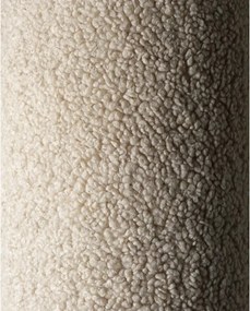 Cuscino per divano da bambini marrone chiaro con rivestimento in bouclé Teddy Pouch – Wigiwama