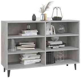 Credenza grigio cemento 103,5x35x70 cm in truciolato