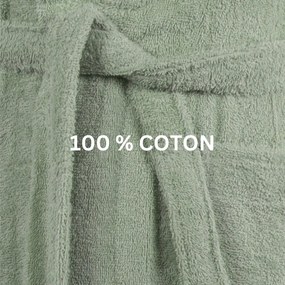 Accappatoio in grigio scuro in cotone XXL Lindu – Tiseco Home Studio