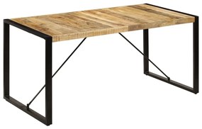 Tavolo da Pranzo 160x80x75 cm in Legno Massello di Mango
