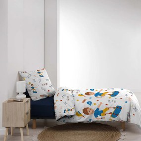 Biancheria da letto singola per bambini in microfibra 140x200 cm Skateboy - douceur d'intérieur