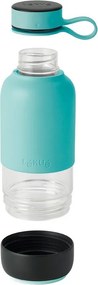 Bottiglia bottiglia da viaggio turchese in vetro 500 ml To Go – Lékué